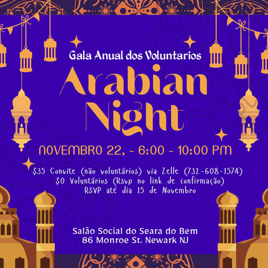 Arabian Night - Gala dos Voluntários 2025